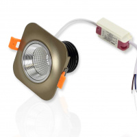 Светодиодный светильник Spotlight AR24 bronze (7W, White)