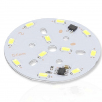 Светодиодная матрица 5730, 11 led, 220V, 7W, Ф56mm, D146, white