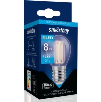Светодиодная (LED) Лампа FIL Smartbuy-G45-8W/6000/E27 (SBL-G45F-8-60K-E27)