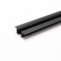 Трек для спотов встраиваемый 2L 2м NX47 (однофазный, 2 провода, черный)