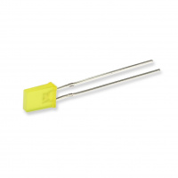 Светодиод ICL-2х5х7mm LE80 (yellow, 200-400mcd, diffuse)
