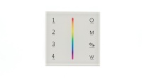 Сенсорная панель T24 White IC78 (RGBW/RGB, 4 zone, RF 2.4GHz, 3VDC(AAAx2))