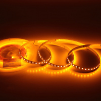 Светодиодная лента Standart Pro class, 2835, 120 led/m, 8mm, без скотча, orange, 24V, IP20, SL21