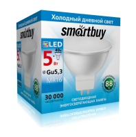 Светодиодная (LED) Лампа Smartbuy-GU5,3-05W/6000 (SBL-GU5_3-05-60K-N)