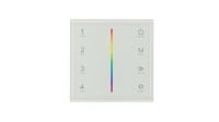 Сенсорная панель T13-1 White IC75 (220V, RGB, 4 zone, DMX12, RF 2.4GHz)
