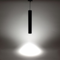 Светильник подвесной светодиодный JH-GDD-A38B PA57 (15W, 220V, day white, черный корпус)