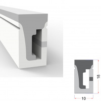Cиликоновая оболочка T1018 S16 (10*18mm, psb 10mm)