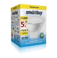 Светодиодная (LED) Лампа Smartbuy-Gu5,3-05W/3000