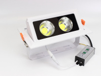 Светодиодный светильник встраиваемый JH-DDD-20W2 VG4 (40W, 220V, white)