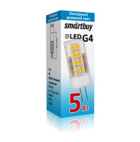 Светодиодная (LED) Лампа Smartbuy-G4-220V-5W/6400/G4 (SBL-G4220 5-64K)