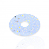 Светодиодная матрица 5730, 24+24 led, 220V, 12+12W, Ф185/161mm, D208, day white