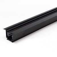 Трек для спотов встраиваемый 4L 2м 4X16 (''трехфазный'', 4 провода, черный)