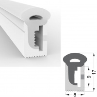 Cиликоновая оболочка T0817 S15 (8*17mm, psb 8mm)