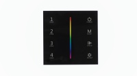 Сенсорная панель T13-1 Black IC76 (220V, RGB, 4 zone, DMX12, RF 2.4GHz)
