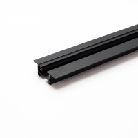 Трек для спотов встраиваемый 2L 2м NX47 (однофазный, 2 провода, черный)