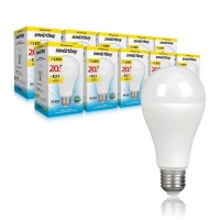 Светодиодная (LED) Лампа Smartbuy-A65-20W/3000/E27 (SBL-A65-20-30K-E27)