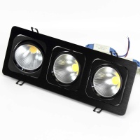 Светодиодный светильник встраиваемый 120.3 series black housing BW138 (30W,220V,day white)
