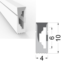 Cиликоновая оболочка T00410 S11 (4*10mm, psb 5mm)