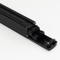 Трек для спотов 4L 1,5м 4X5 (''трехфазный'', 4 провода, черный)