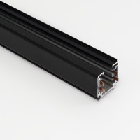 Трек для спотов 4L 1,5м 4X5 (''трехфазный'', 4 провода, черный)