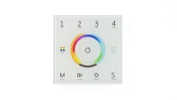 Сенсорная панель T15 White IC88 (220V, RGB+CCT, 4 zone, DMX12, RF 2.4GHz)