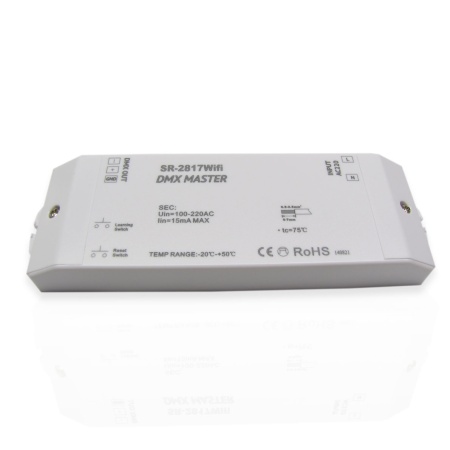 Декодер DMX SR-2817WI (8зон,WiFi 220v)