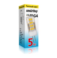Светодиодная (LED) Лампа Smartbuy-G4-220V-5W/3000/G4 (SBL-G4220 5-30K)