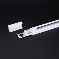 Трек для спотов 2L 1м NX7 (однофазный, 2 провода, усиленный, белый)