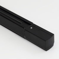 Трек для спотов 4L 1,5м 4X5 (''трехфазный'', 4 провода, черный)