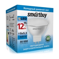 Светодиодная (LED) Лампа Smartbuy-Gu5,3-12W/6000 (SBL-GU5_3-12-60K)/100