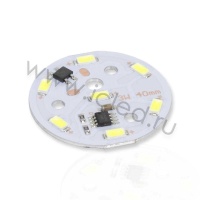 Светодиодная матрица 5730, 7 led, 220V, 3W, Ф40mm, D159, warm white
