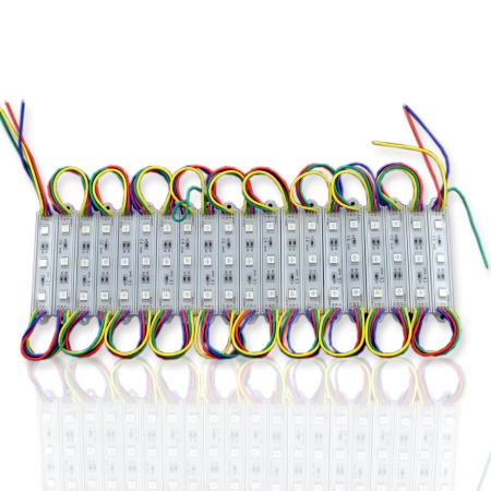 Светодиодный модуль линейный 5050-3 (0,72W, 12V, RGB)