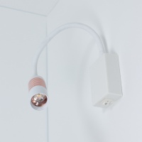 Светильник светодиодный прикроватный DH16 (220V, 5W, warm white, белый корпус)