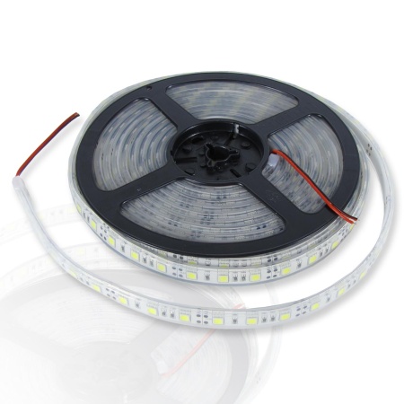 Светодиодная лента LUX class, 5050, 60 led/m, Cool White,24V,P622, IP68