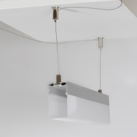 Алюминиевый профиль 204 (2000х35х61,5мм с рассеивателем)