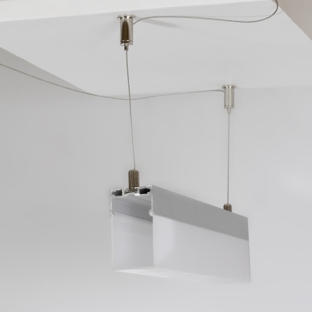 Алюминиевый профиль 204 (2000х35х61,5мм с рассеивателем)