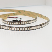 Светодиодная лента LUX class, 5050, 144 led/m, V622, RGB-SPI (WS2812А), 5V, черный шлейф, IP20, 1m