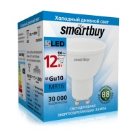Светодиодная (LED) Лампа Smartbuy-Gu10-12W/6000 (SBL-GU10-12-60K)/100