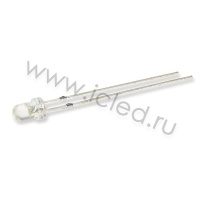 Светодиод ICL-3mm LE2 (warm white, 8000-10000 mcd, clear)