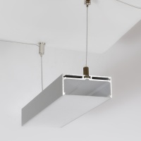 Алюминиевый профиль 201 (2000х75х32мм с рассеивателем)