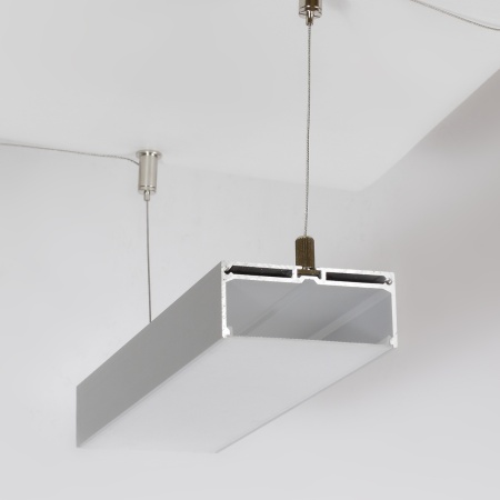 Алюминиевый профиль 201 (2000х75х32мм с рассеивателем)