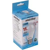 Светодиодная (LED) Лампа Smartbuy-A60_12-24В-11W/4000/E27 (SBL-A60_12-24-11-40K-E27)