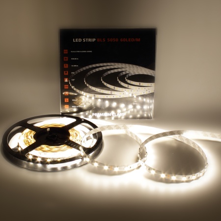 Светодиодная лента Class Premium, 5050, 60 led/m, Day White, 24V, IP33, А26