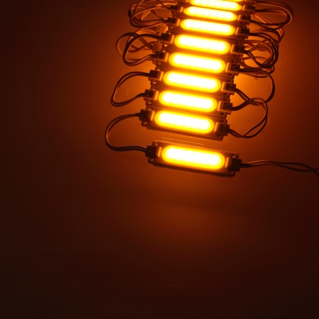 Светодиодный модуль 5730-6 MOD83 (12V, 1.5W, yellow, IP44)