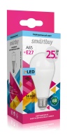 Светодиодная (LED) Лампа Smartbuy-A65-25W/4000/E27 (SBL-A65-25-40K-E27)