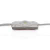 Светодиодный модуль прямоугольный 3030-1 ZCD1L (1,2W, 12V, Cool White)