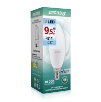 Светодиодная (LED) Лампа Smartbuy-C37-9,5W/4000 (SBL-C37-9_5-40K-E14)