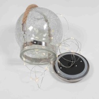 Светильник декоративный горшочек на солнечных батареях, white, GOR1