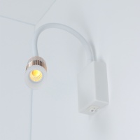 Светильник светодиодный прикроватный DH15 (220V, 5W, warm white, белый корпус)