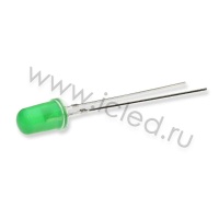 Светодиод ICL-5mm LE71 (green, 4000-5000 mcd, diffuse)